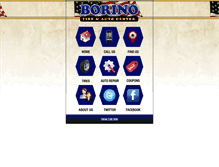 Tablet Screenshot of borinotireandauto.com